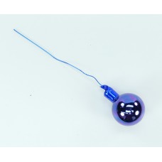 35MM Royal Blue Glass Balls With Wire (Lot of 1 Box - 72  Balls Per Box) SALE ITEM